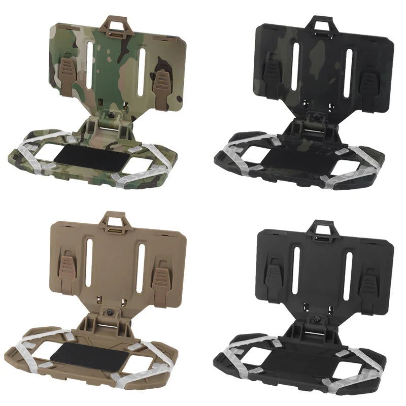 Tactics Cell Phone Holder Admin Pouch Map Navigation Pouch Molle Hunting Vest Chest Accessories Fold Smartphone Pouch