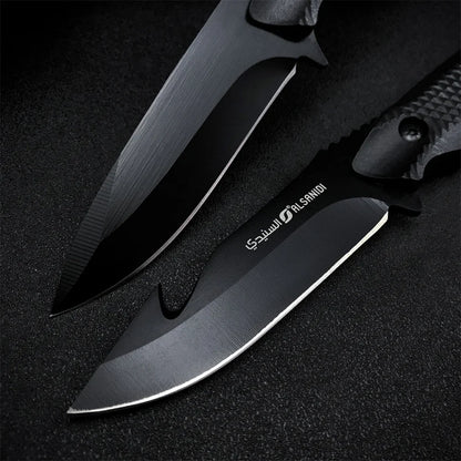 Heavy Duty Saudi Arabia Fixed Blade Knife Military Tactical Knife D2 Steel Blade Sandalwood Handle Outdoor Camping Hunting Tool