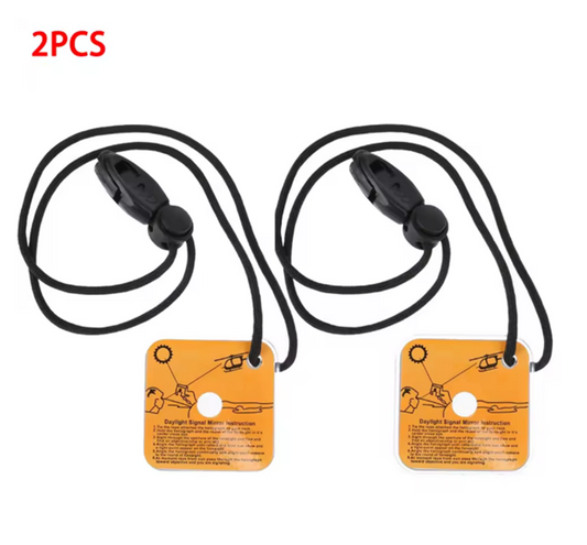 TitanSignal™ Reflective Survival Mirror & Whistle
