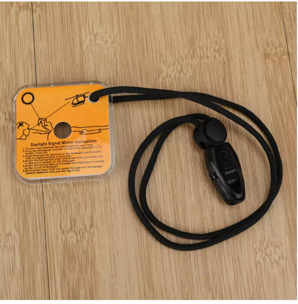 TitanSignal™ Reflective Survival Mirror & Whistle