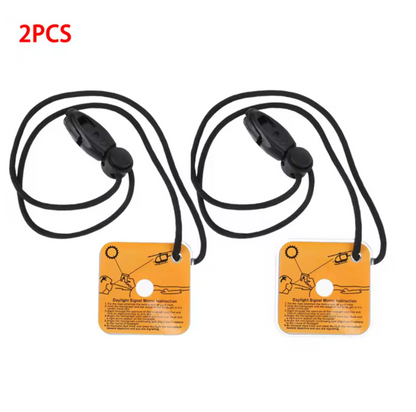 TitanSignal™ Reflective Survival Mirror & Whistle