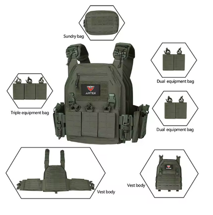 TitanPlate™ Ranger Green Tactical Vest
