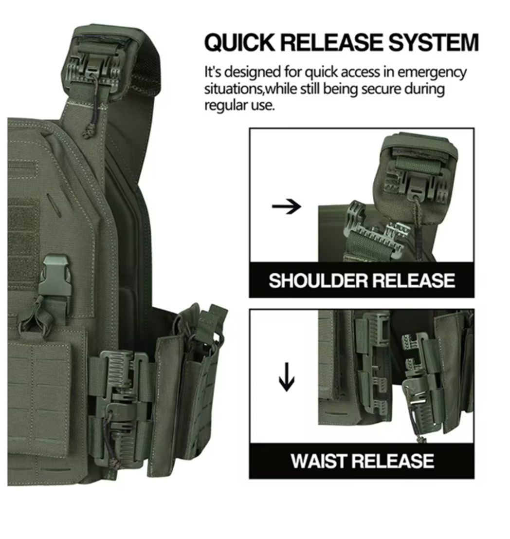 TitanPlate™ Ranger Green Tactical Vest