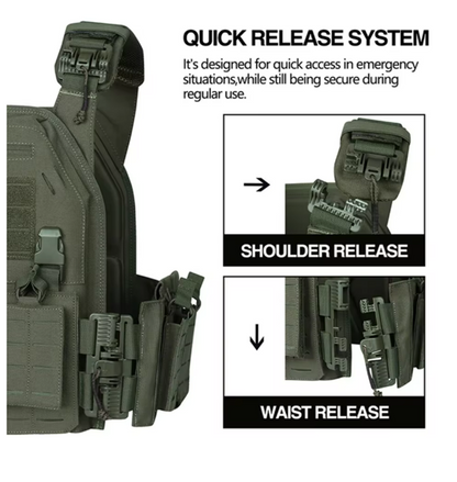 TitanPlate™ Ranger Green Tactical Vest