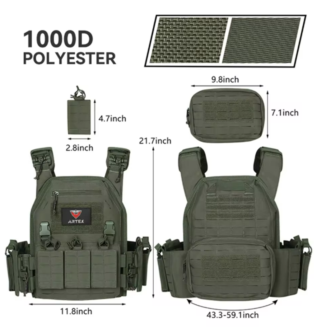TitanPlate™ Ranger Green Tactical Vest