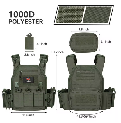 TitanPlate™ Ranger Green Tactical Vest